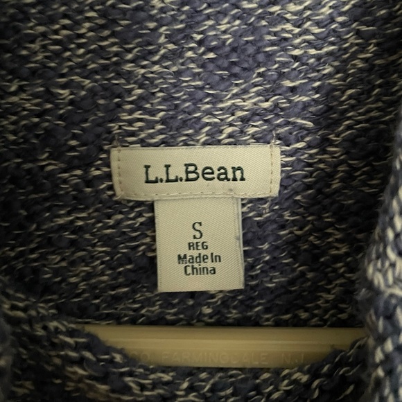 L.L. Bean Women’s Cotton Ragg Funnelneck Pullover Sweater. - Picture 8 of 8